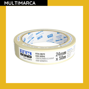 Fita Crepe 24mm x 50m – TekBond